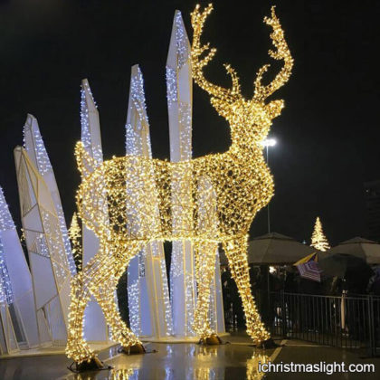Christmas large outdoor reindeer lights