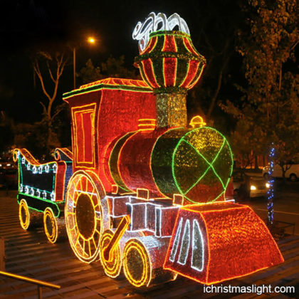 Christmas train set with lights for sale