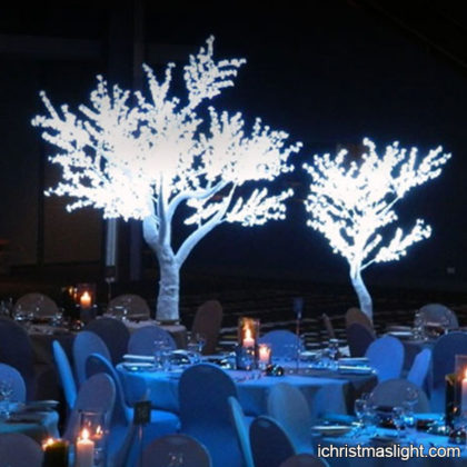 Wedding decorative white LED blossom trees