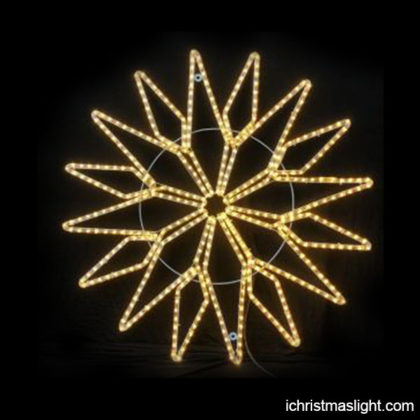 Warm white LED light up Christmas star