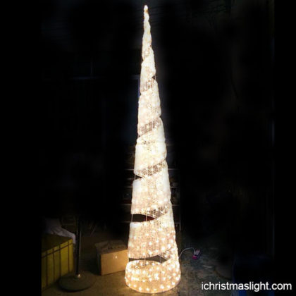 Warm white LED cone tree for Christmas