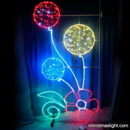 Outdoor motif LED balloon Christmas lights