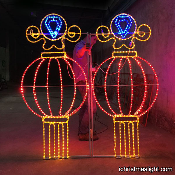 Outdoor street Chinese new year decoration | iChristmasLight