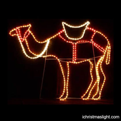 Holiday decorative outdoor LED light camel