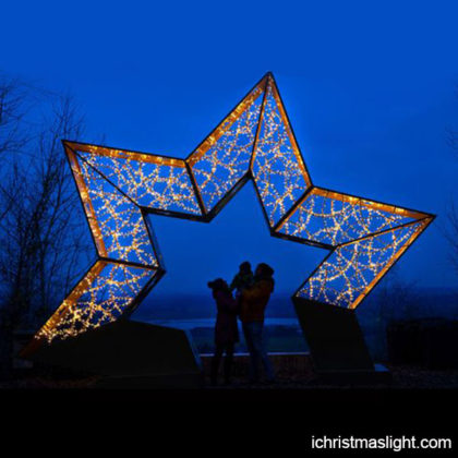 Large star arch Christmas lawn ornaments