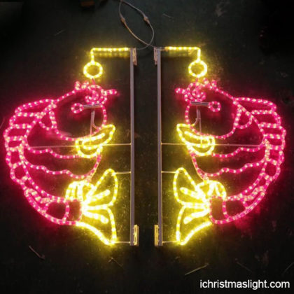 Chinese New Year lights red fish motif