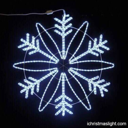 White LED snowflake lights wholesale