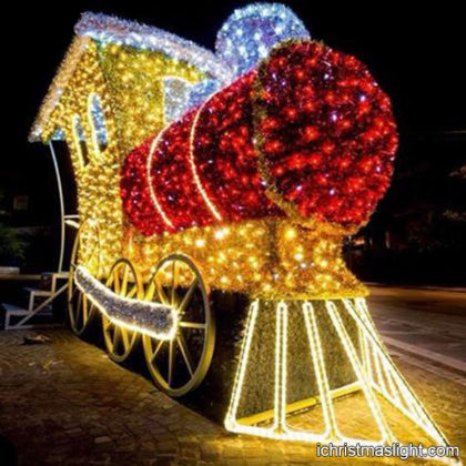 Outdoor large LED Christmas train light