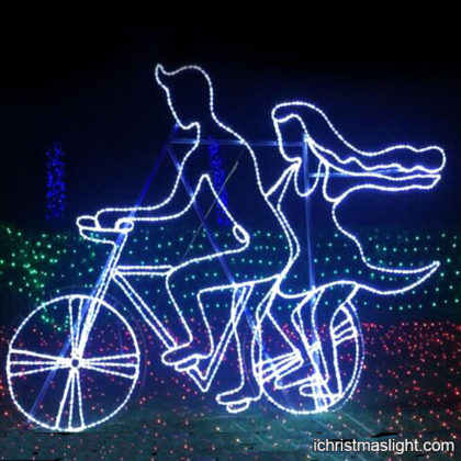 Cycling lovers Valentine decorative lights