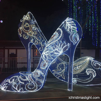 Holiday outdoor decorative light high heels