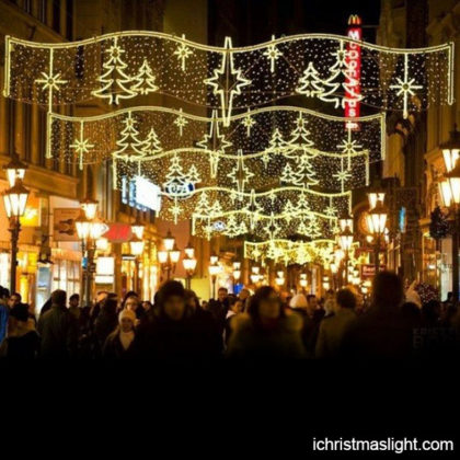 Warm white Christmas lights for street