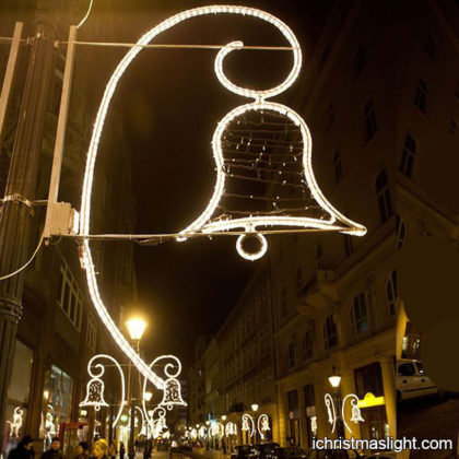 Bell Christmas lights for pole decoration