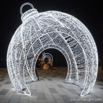Outdoor large Christmas light balls for sale