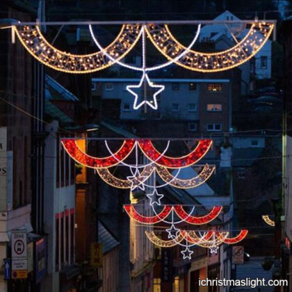 Lighted seasonal decorations for street