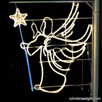 Outdoor pole Christmas angel for sale
