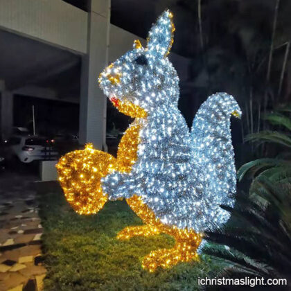 Christmas Light Displays Large LED Squirrel