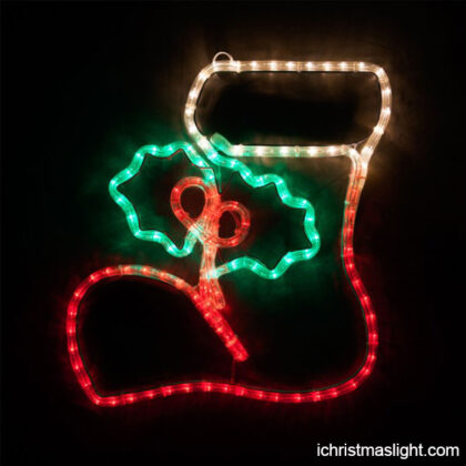 Outdoor decorative LED Christmas stockings
