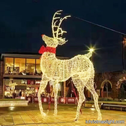 Christmas large light reindeer for outside