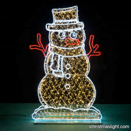 Christmas outdoor light up snowman