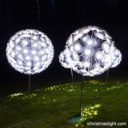 Outdoor decorative dandelion LED lights