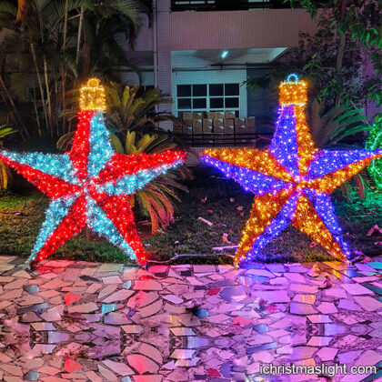 Christmas decorative large light stars