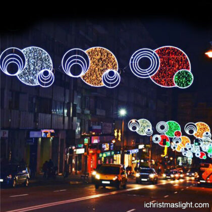 Outdoor decorative light Christmas circles