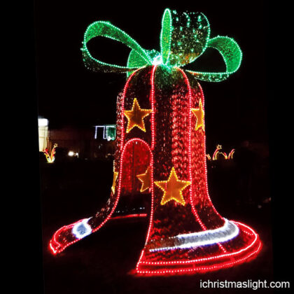 Large Christmas bell lights for outside
