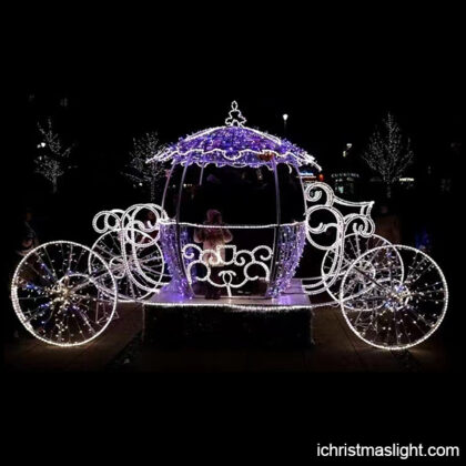 Cinderella coach lights for holiday decoration