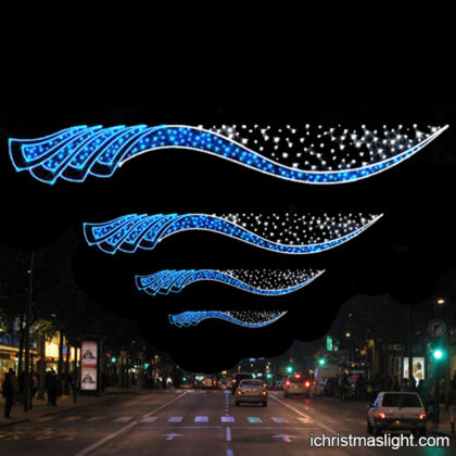 Christmas village lights for street decor