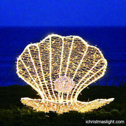 Christmas shell large light decoration