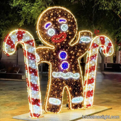 Christmas decorative light gingerbread