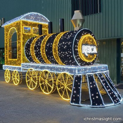 Outdoor train Christmas decorations for sale