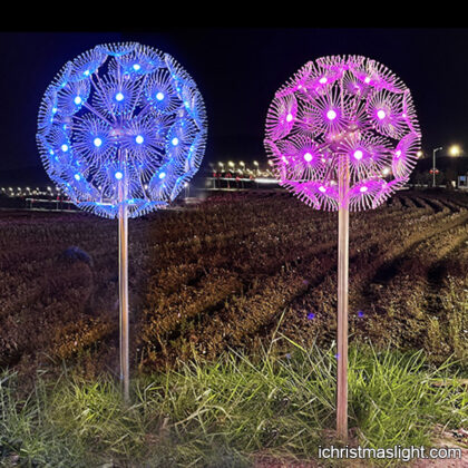 RGB LED dandelion light outdoor decoration