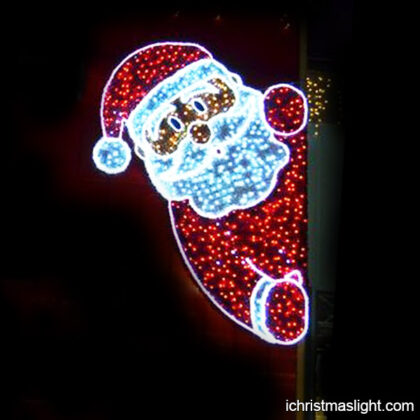 Santa outdoor lights Christmas decoration