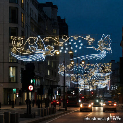 Fairy street decoration for christmas