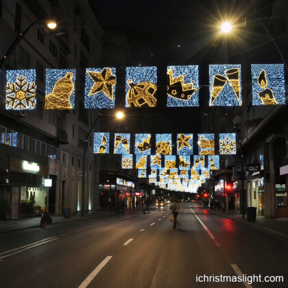Main street Christmas decorations for sale