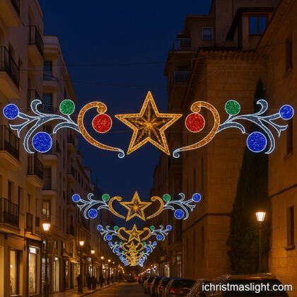 Outdoor commercial holiday decorations for street