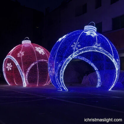Christmas ball lights outdoor large decoration